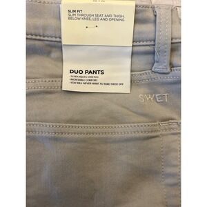SWET TAILOR Men's Slim Fit‎ DUO PANTS Size 32x30 Flat Front Casual